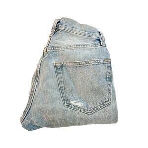 Frame Le Pegged Jean Light Wash Denim Ripped Size 23